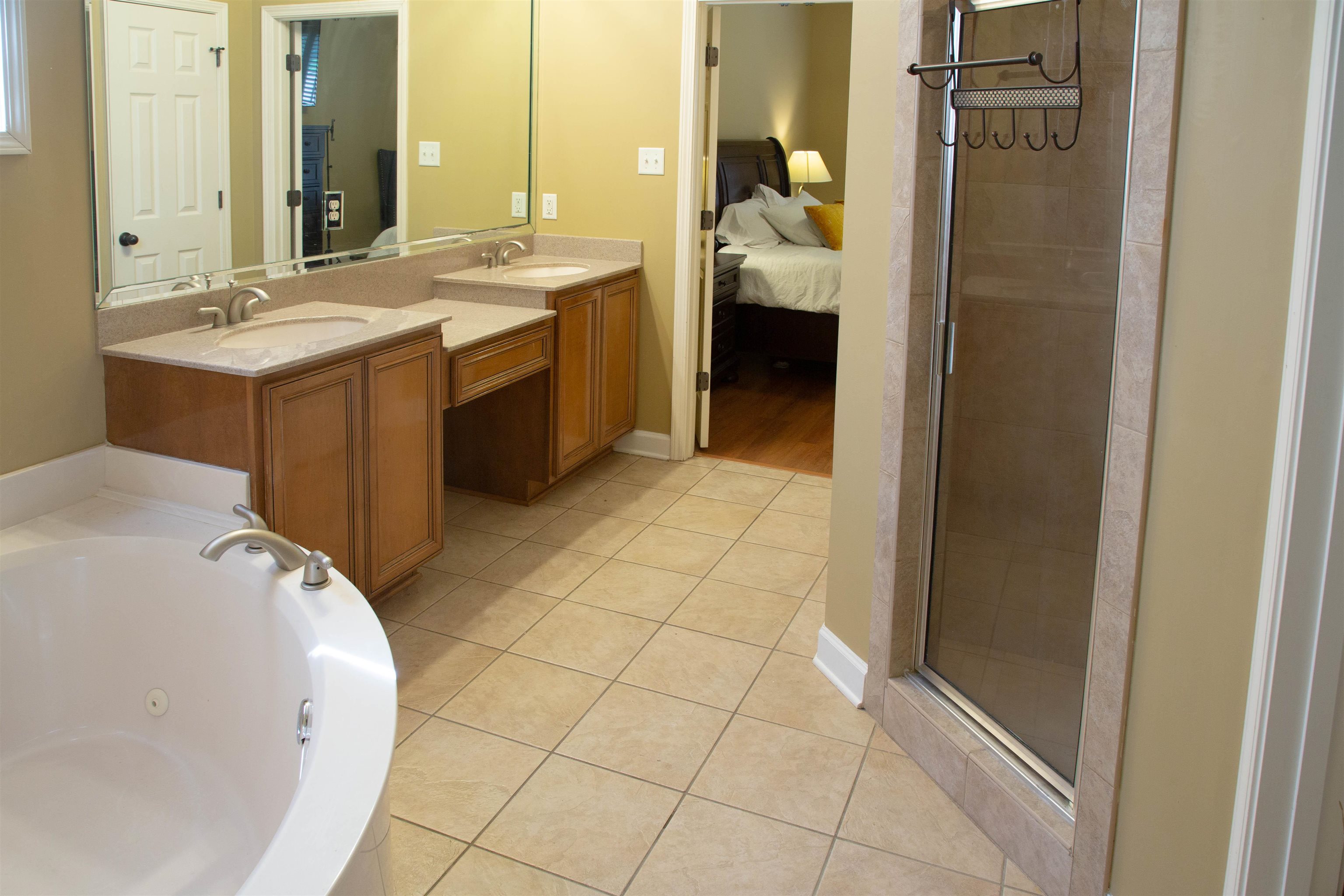 4868 Rainy Pass Road Collierville, TN 38017 - Photo 6 of 20 a bathroom with a sink and a mirror