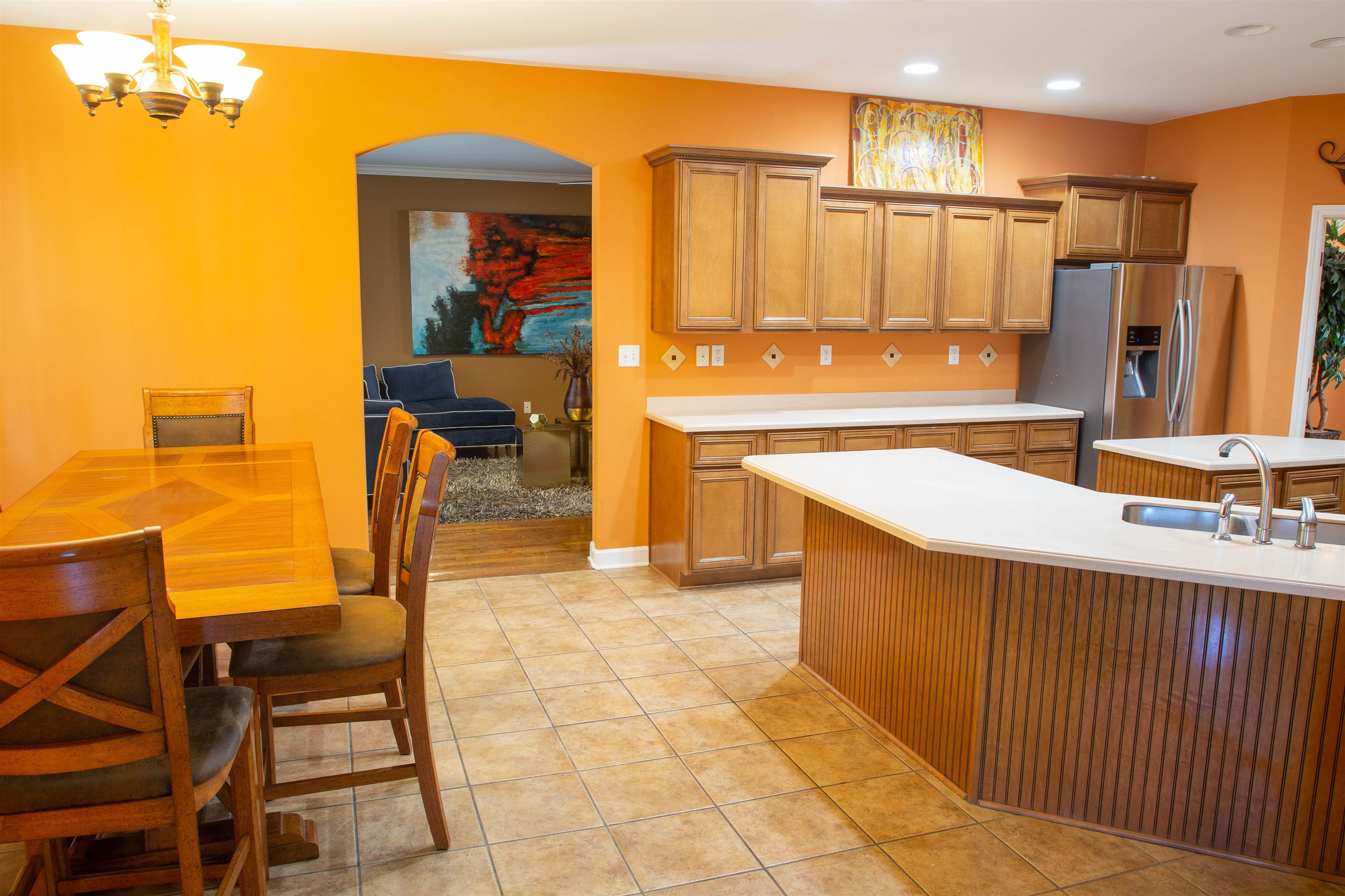 4868 Rainy Pass Road Collierville, TN 38017 - Photo 9 of 20 a bathroom with a sink a mirror and a shower