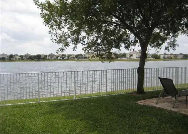 a view of outdoor space with seating area