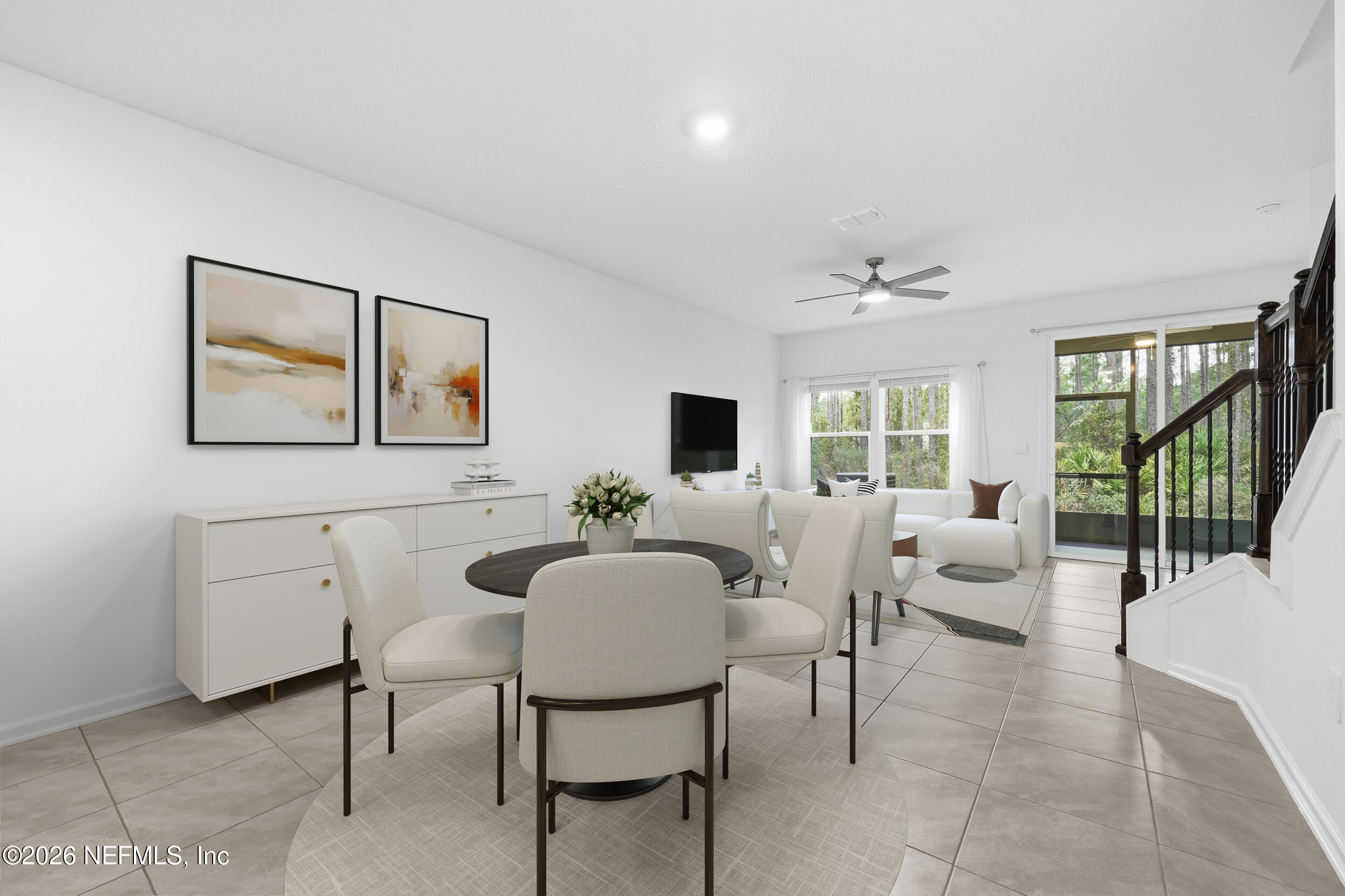 70 Barley Street St. Augustine, FL 32092 - Photo 15 of 40 a living room with furniture and a potted plant