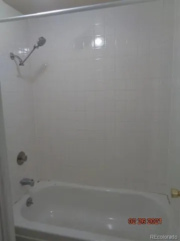 a close up of a bathtub