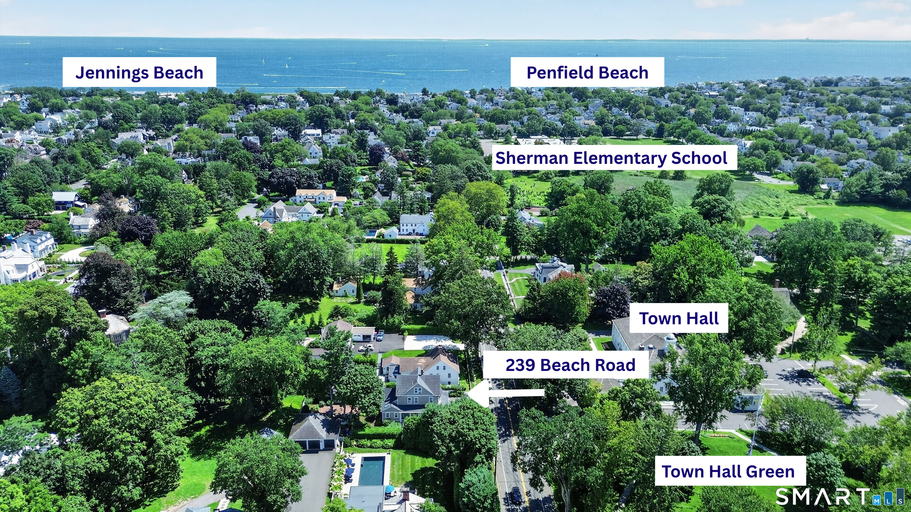 239 Beach Road Fairfield, CT 06824 - Photo 4 of 40 Unbeatable location! Blocks to Jennings and Penfield beaches. Steps to town & train to NYC.