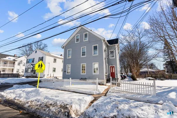 a view of a building with a outdoor space