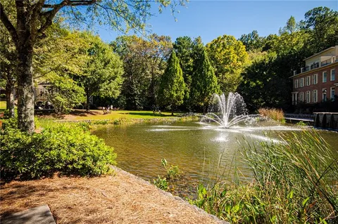 a view of a swimming pool with an outdoor space