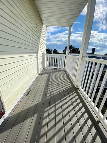a view of a balcony