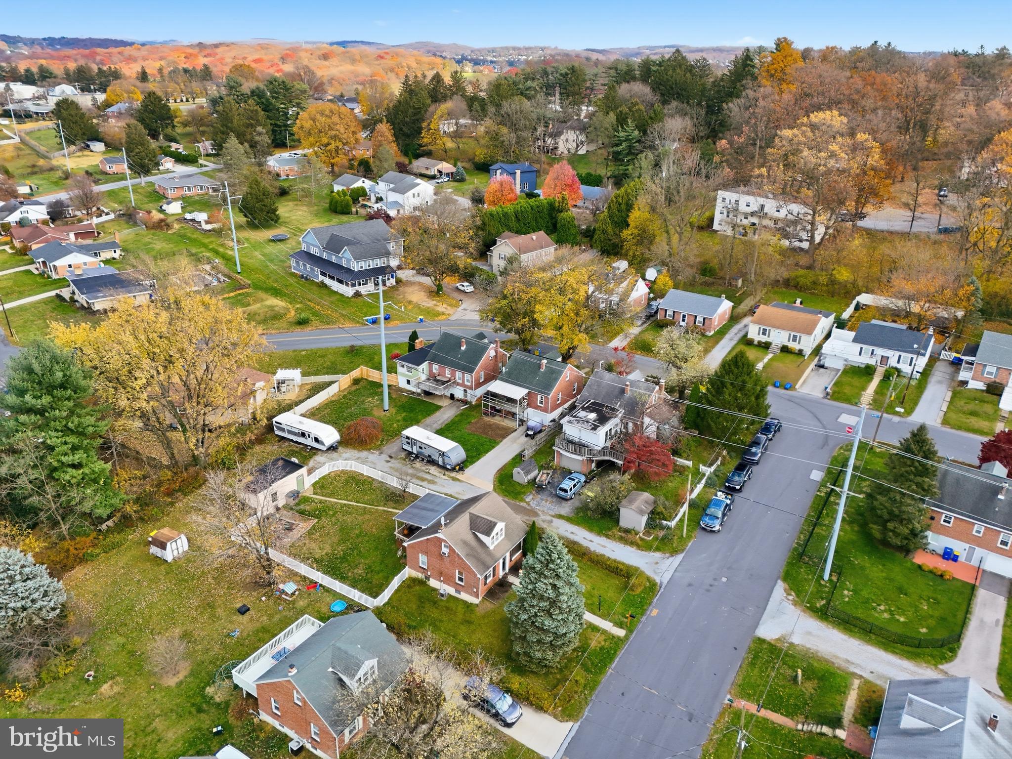583 Hillcrest Road York, PA 17403 - Photo 37 of 44 an aerial view of residential houses with outdoor space