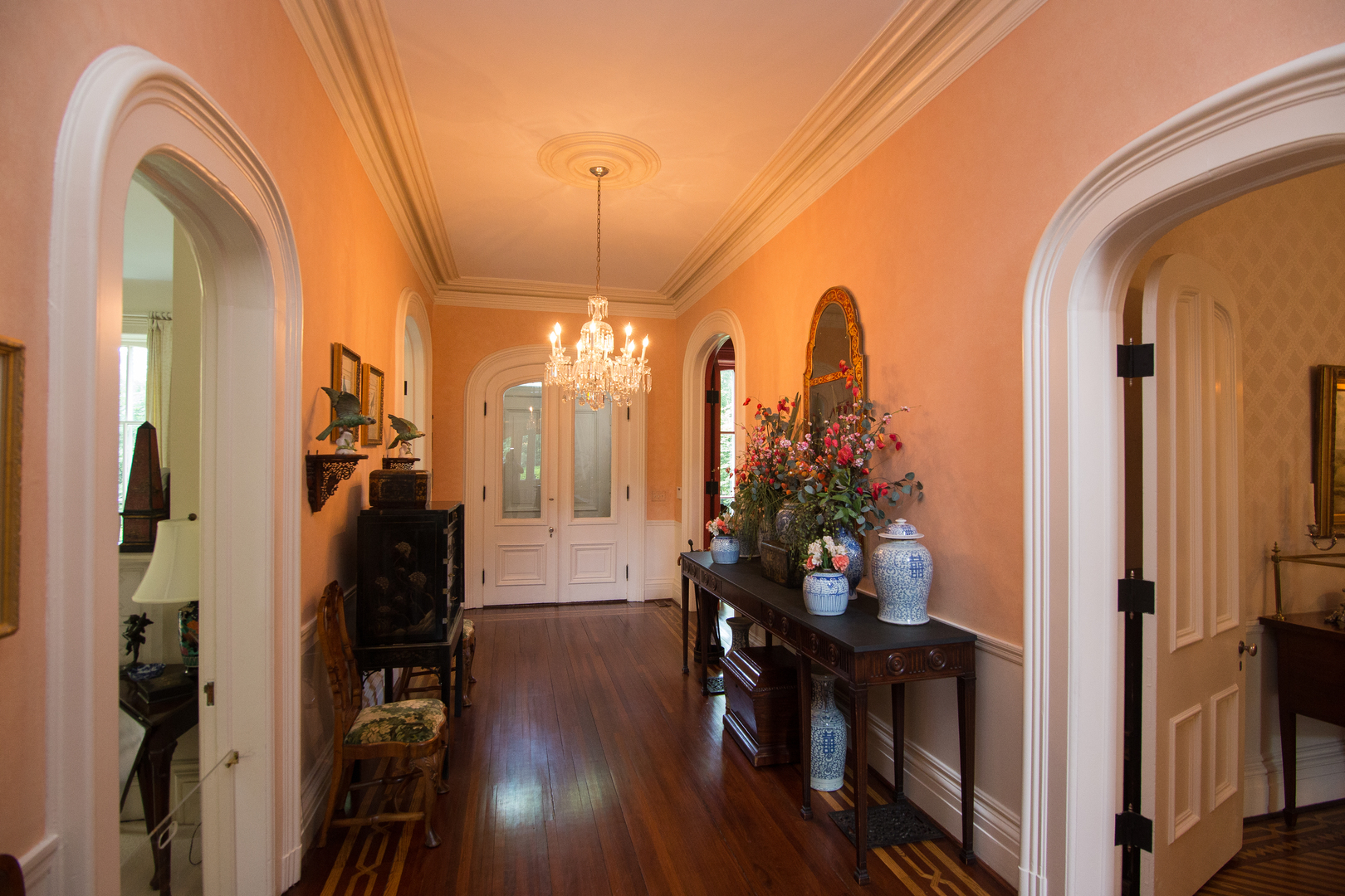 404 East Deerpath Road Lake Forest, IL 60045 - Photo 13 of 44 a view of a entryway door with hallway and wooden floor