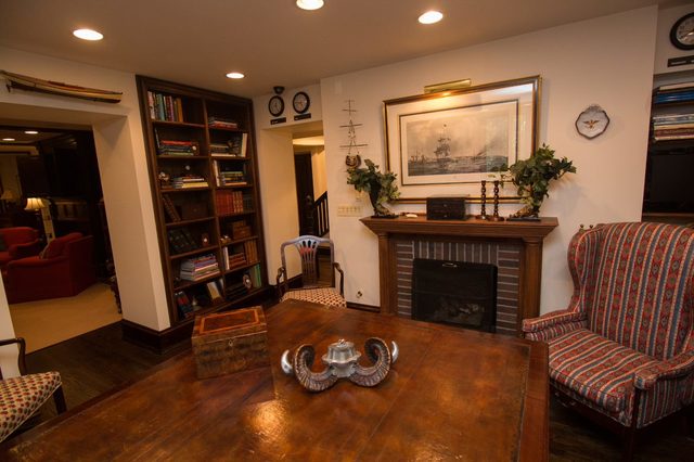 404 East Deerpath Road Lake Forest, IL 60045 - Photo 37 of 44 a living room with furniture and a fireplace