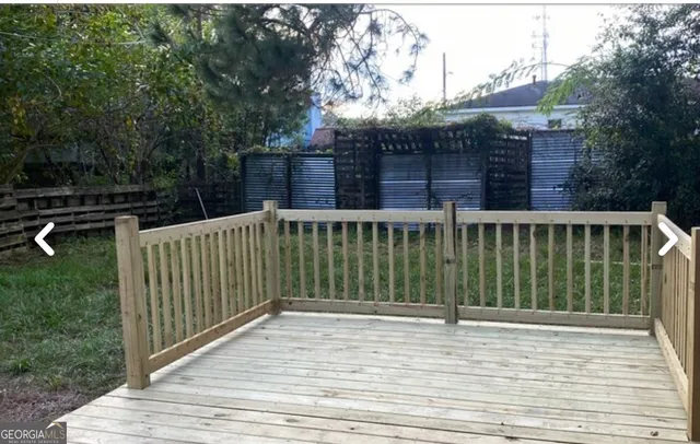 a view of a roof deck