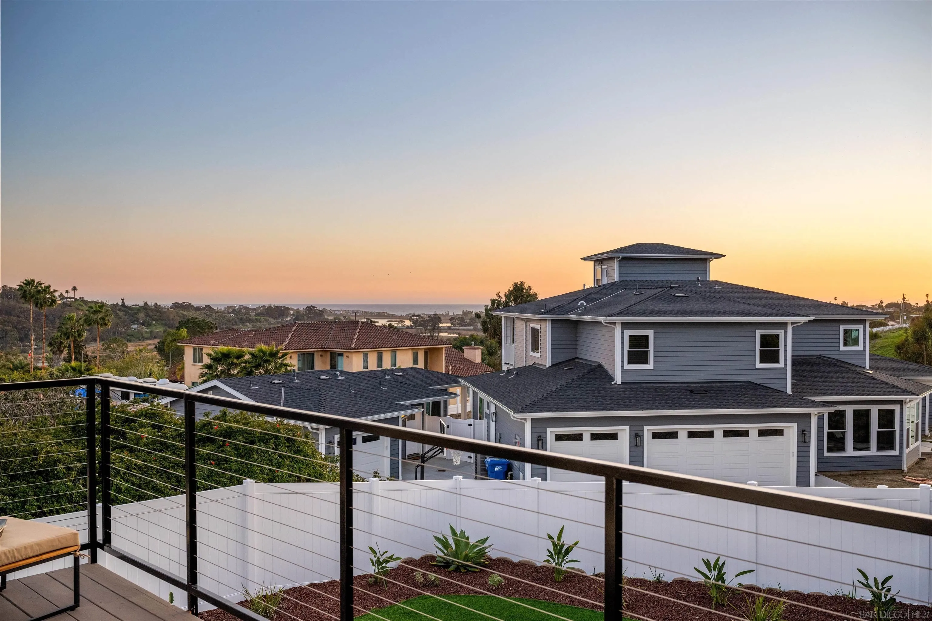 2001 Elevada Street Oceanside, CA 92054 - Photo 30 of 39 a view of a house with a balcony