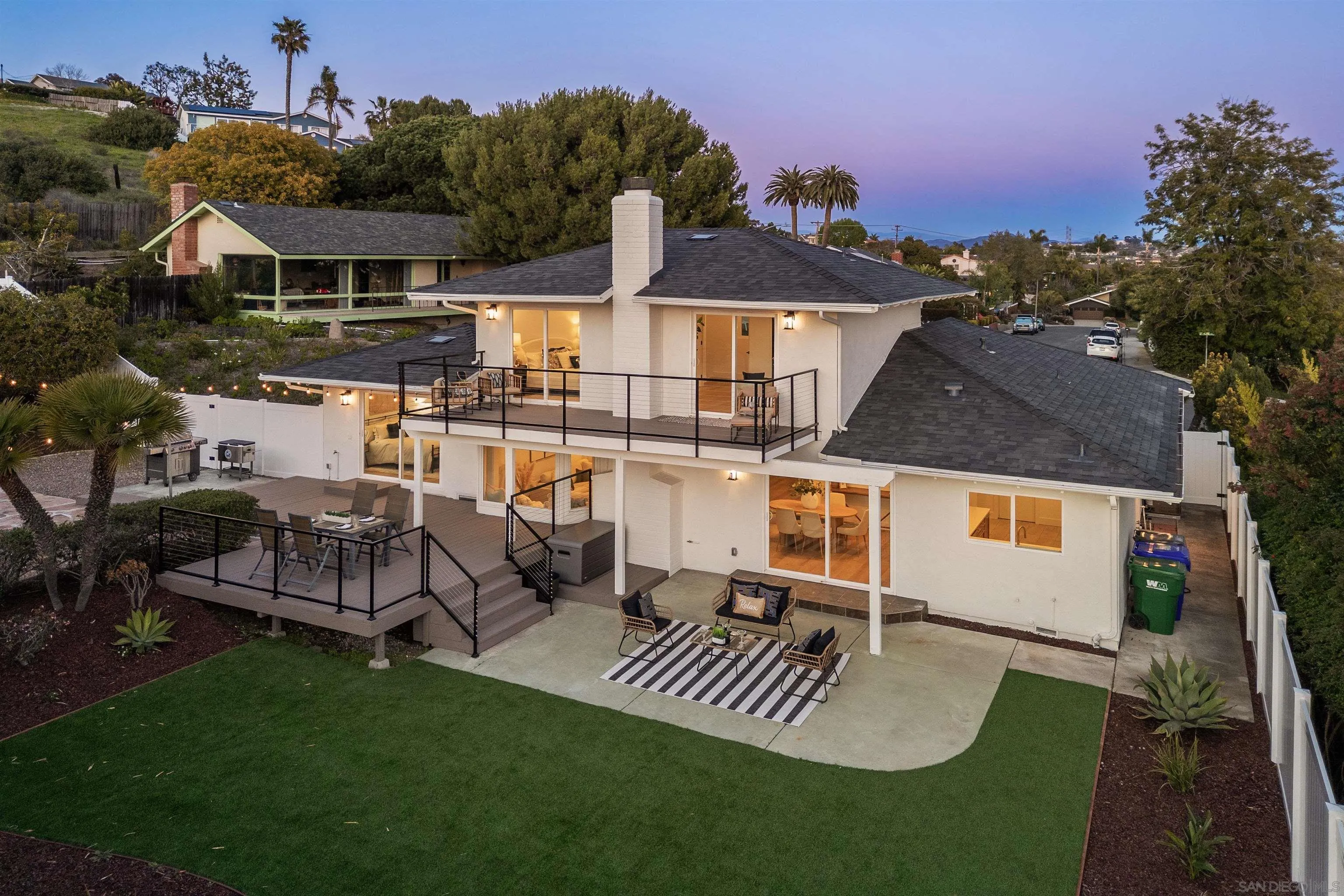 2001 Elevada Street Oceanside, CA 92054 - Photo 31 of 39 an aerial view of a house with a yard