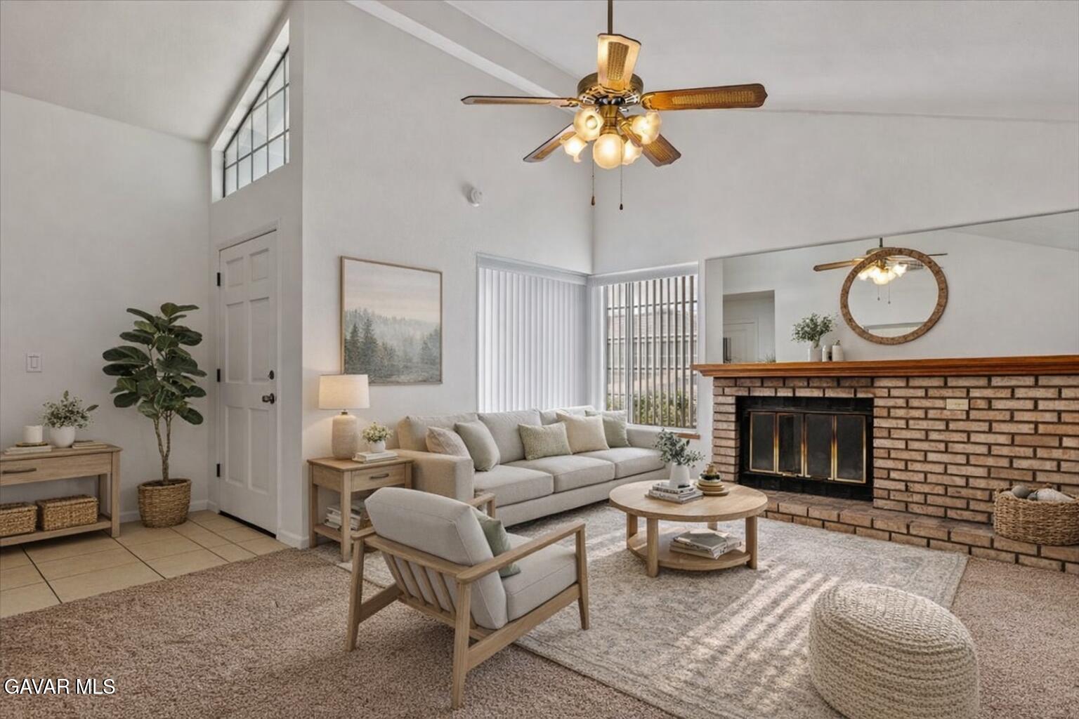 22230 Bogie Street Tehachapi, CA 93561 - Photo 6 of 34 Virual Staged living room