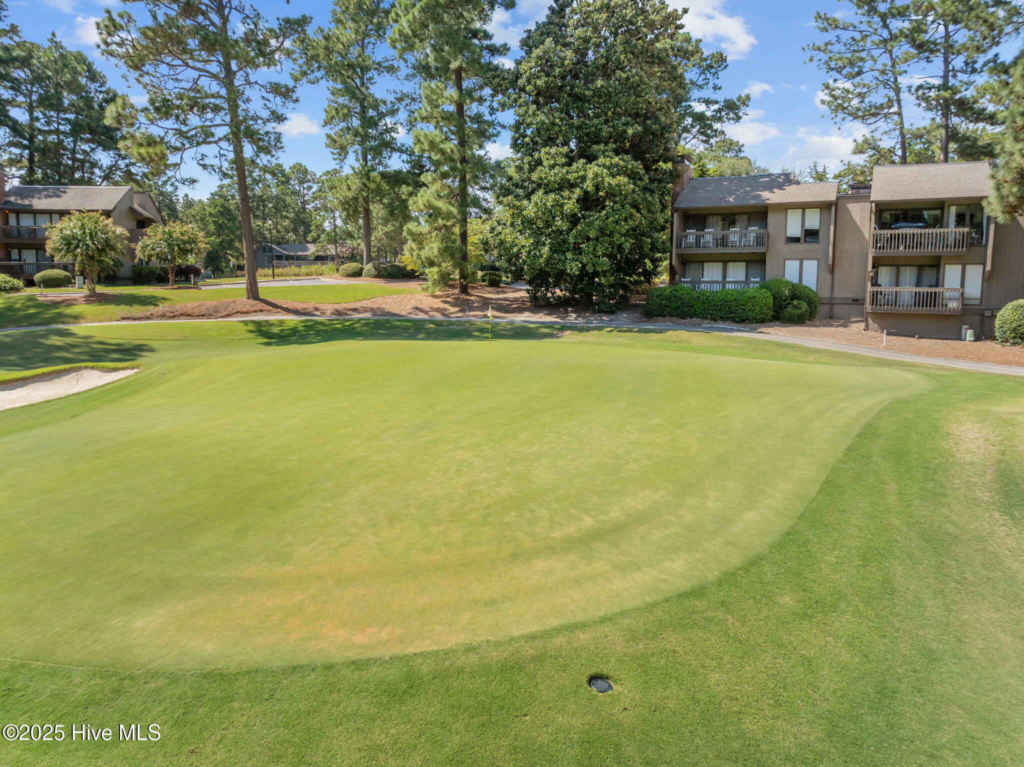 Sitting on the 17th Green of Pinehurst #3
