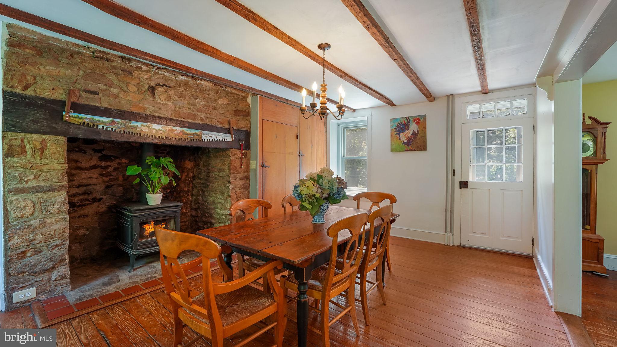 4327 Old Easton Road Doylestown, PA 18902 - Photo 11 of 32 Walk In Fireplace...cool!