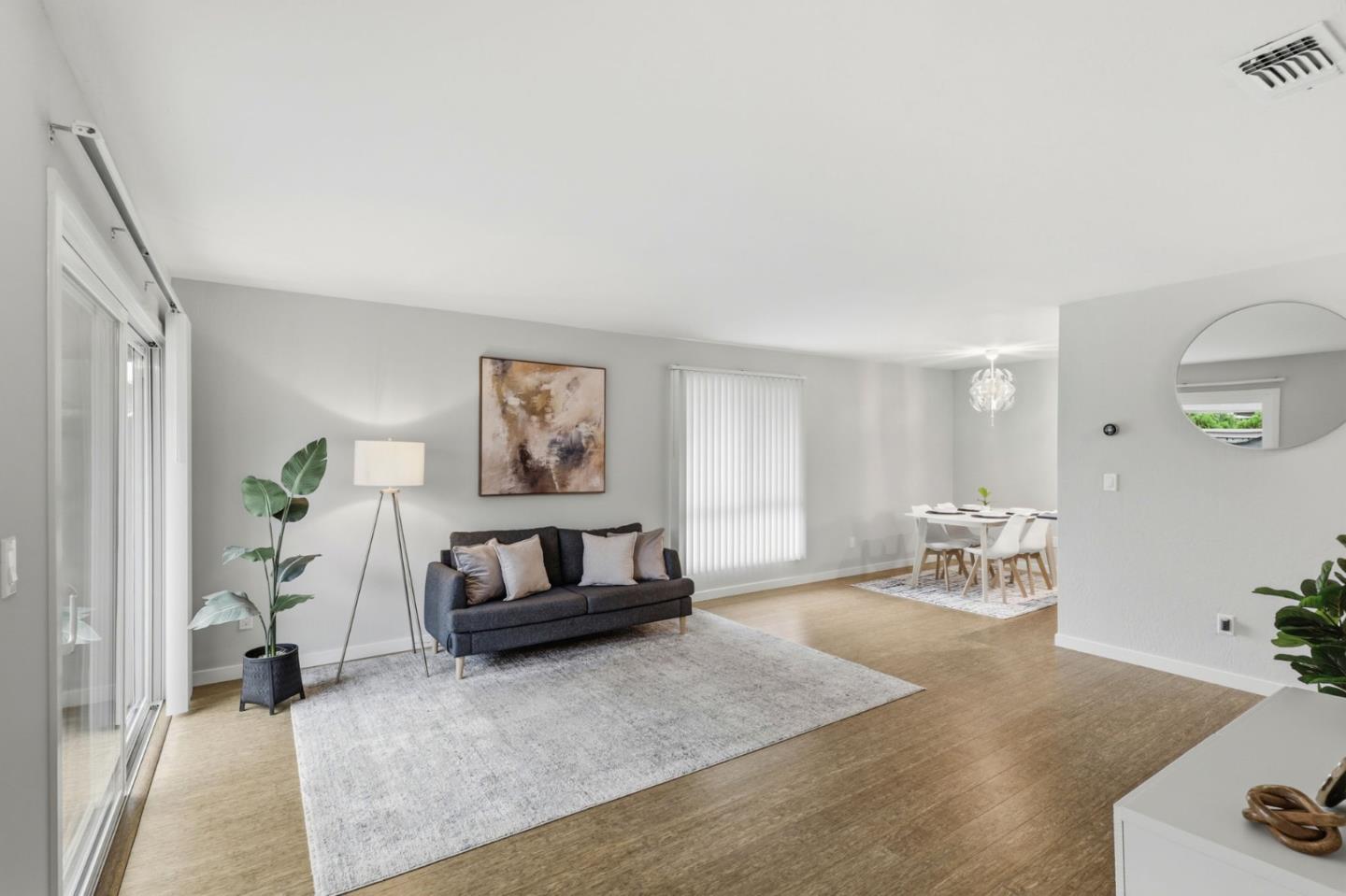 152 Castillion Terrace Santa Cruz, CA 95060 - Photo 6 of 37 a living room with furniture and a wooden floor