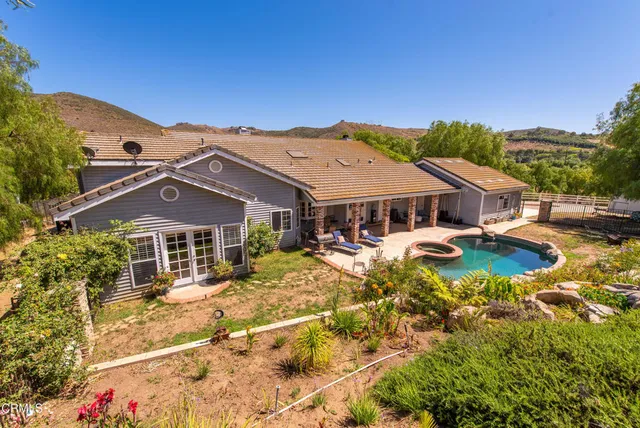 a view of city and mountain