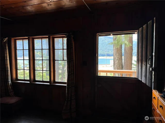 a view of sky from window