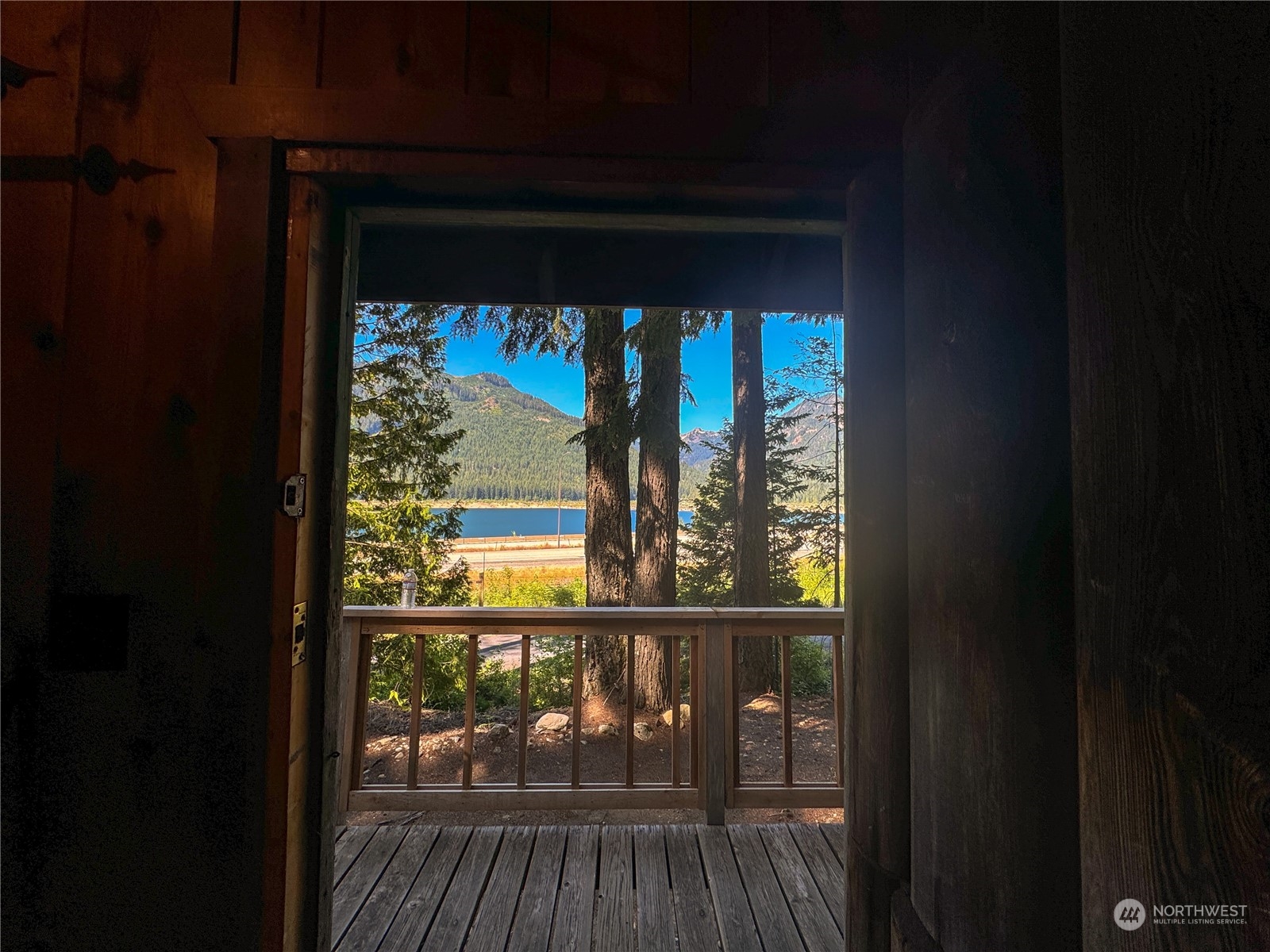 4061 Fs Road Easton, WA 98925 - Photo 3 of 26 a view of a glass door with a balcony
