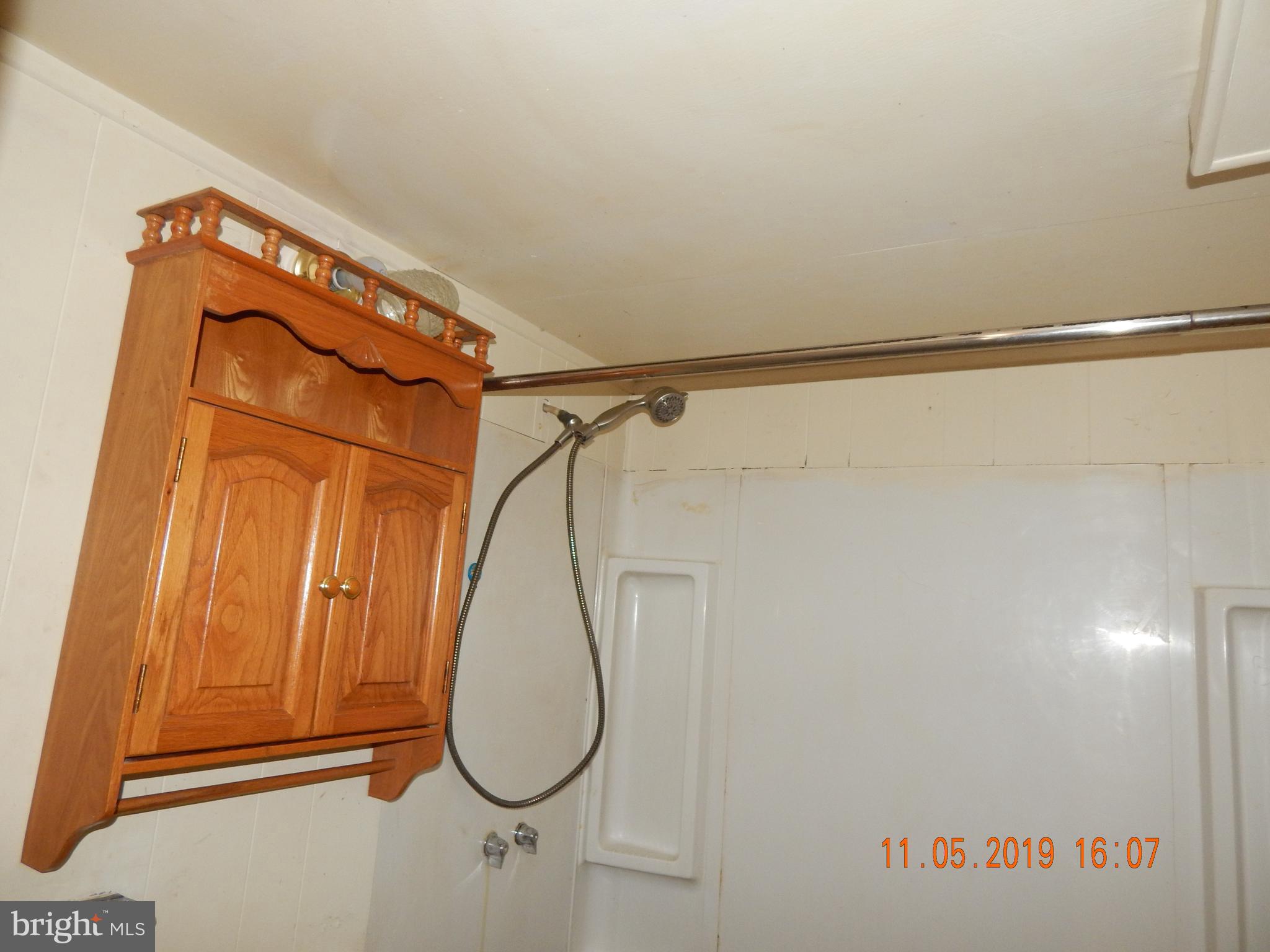 4040 Wv Route Berkeley Springs, WV 25411 - Photo 11 of 28 Bath storage and adjustable shower head.