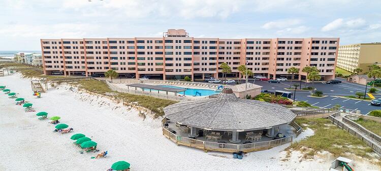 500 Gulf Shore Drive, Unit 119B Destin, FL 32541 - Photo 19 of 35 a swimming pool view with a garden space