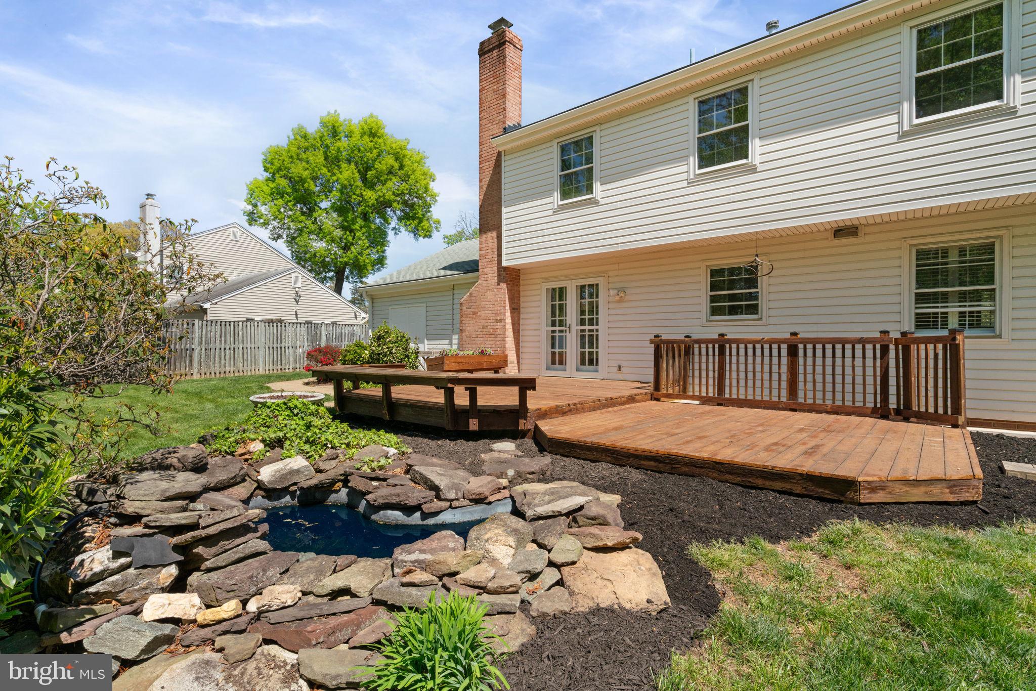 8328 Carrleigh Parkway Springfield, VA 22152 - Photo 49 of 58 a backyard of a house with lots of green space