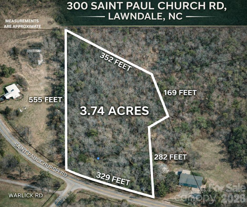300 St Paul Church Road Lawndale, NC 28090 - Photo 1 of 1 a sign that is on the side of a building