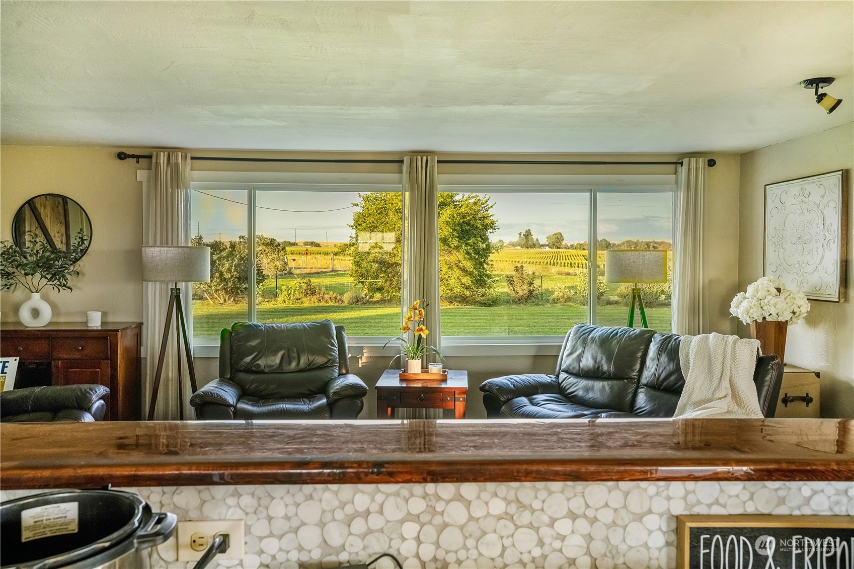 132 Swegle Road Walla Walla, WA 99362 - Photo 12 of 40 a view of living room with furniture and floor to ceiling window