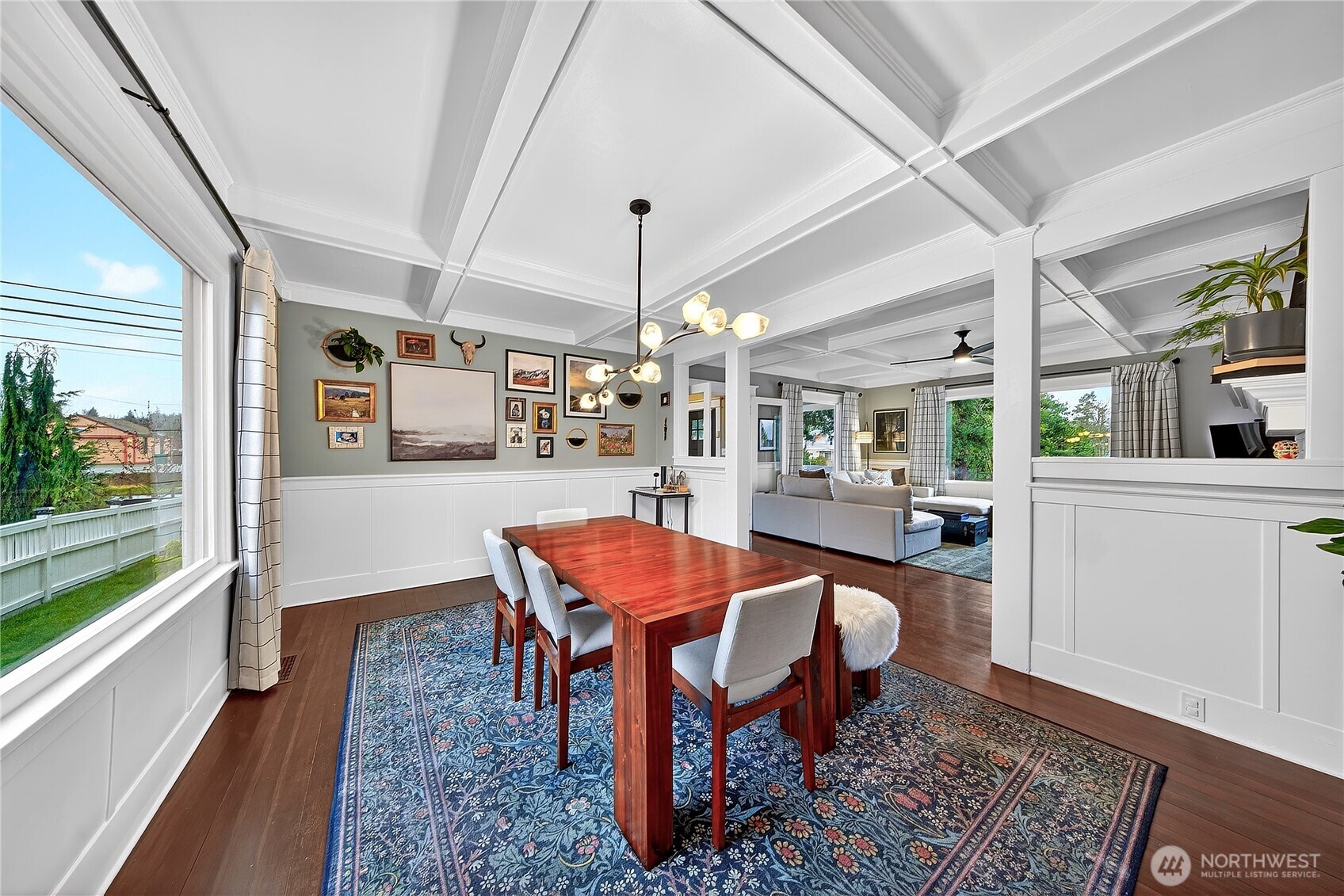 2120 12th Street Anacortes, WA 98221 - Photo 17 of 40 a outdoor dining space with furniture and wooden floor
