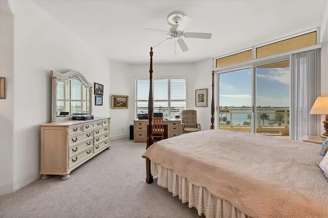 a view of a city with tall buildings