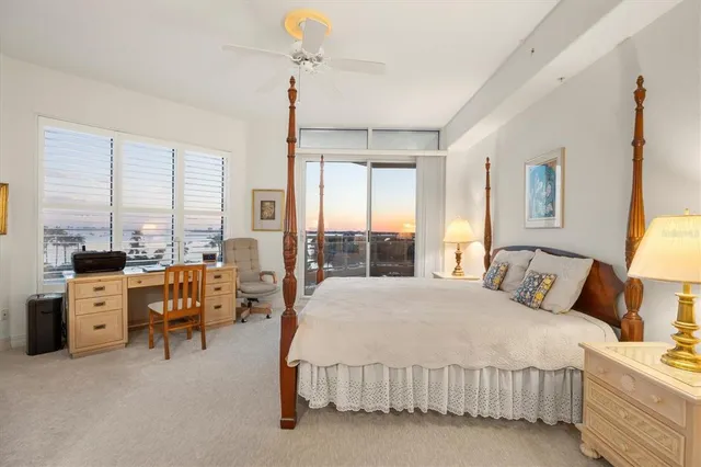 a view of a city with tall buildings