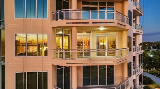 a room with gym equipment and a large window