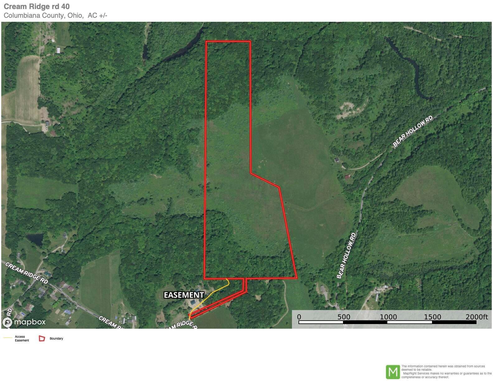 0 Cream Ridge Road Lisbon, OH 44432 - Photo 29 of 49 Cream Rdieg rd 40 Areial copy
