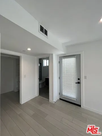 a view of front door