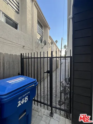 view of a door and an outdoor space