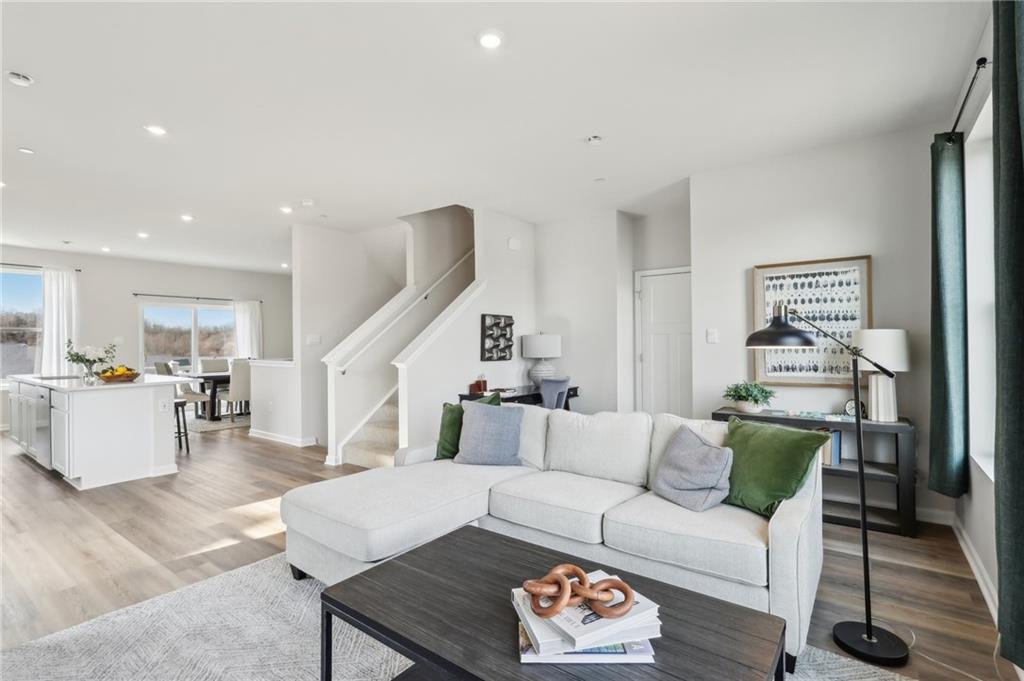 504 Cherry Tree Drive Butler, PA 16001 - Photo 3 of 20 a living room with furniture and wooden floor