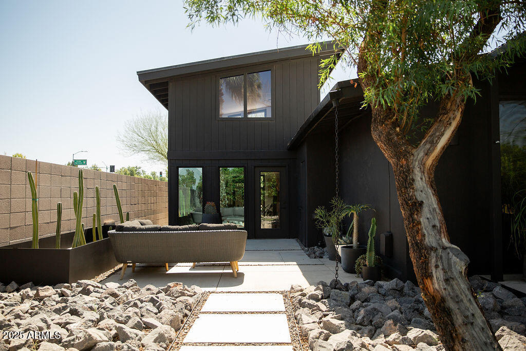 4032 North 45th Place Phoenix, AZ 85018 - Photo 18 of 38 a view of a terrace with sitting area
