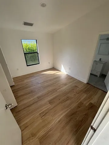 wooden floor in an empty room