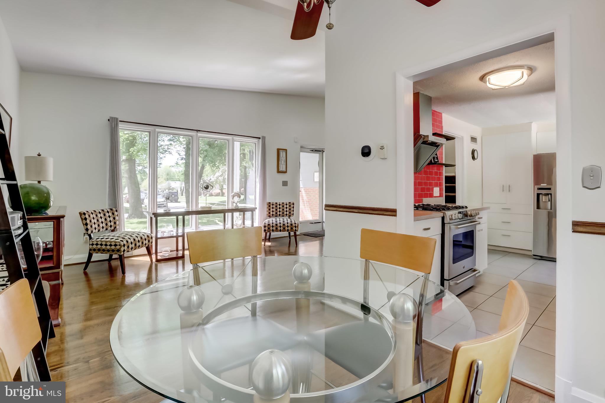 506 Upland Road Baltimore, MD 21208 - Photo 6 of 35 Dining area with ceiling fan