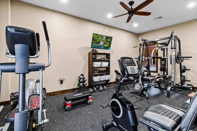 a house with a outdoor space