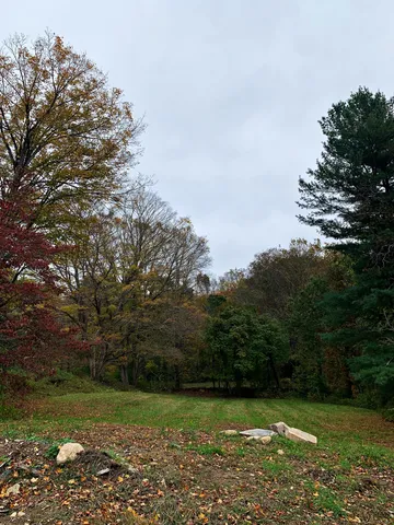 a view of a golf course with a lake