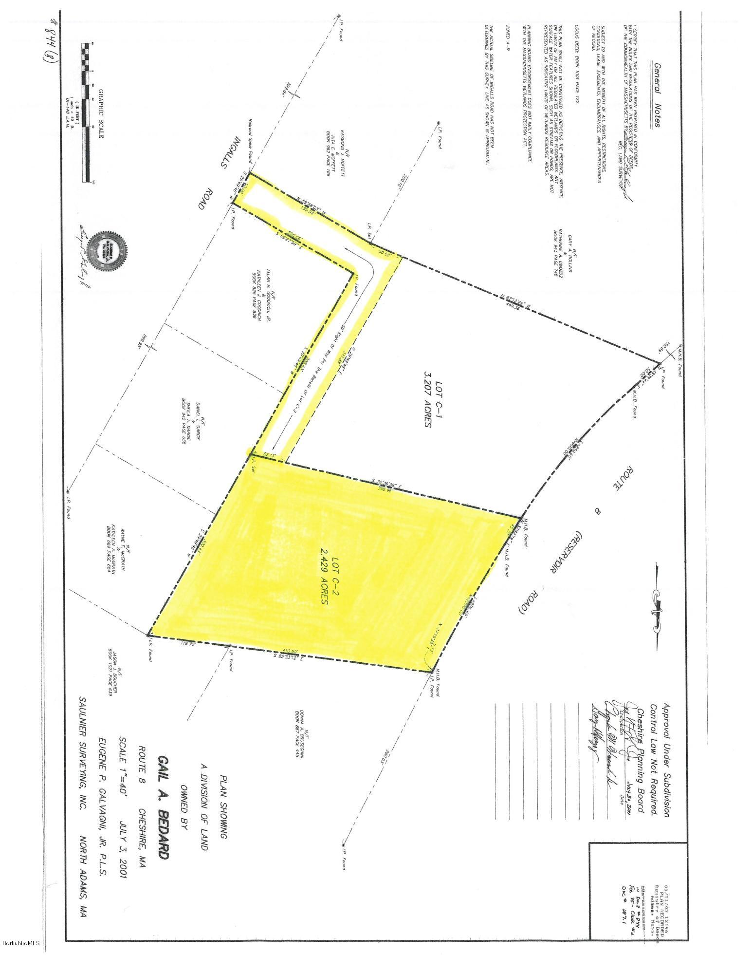 0 Ingalls Road Cheshire, MA 01225 - Photo 13 of 13 map
