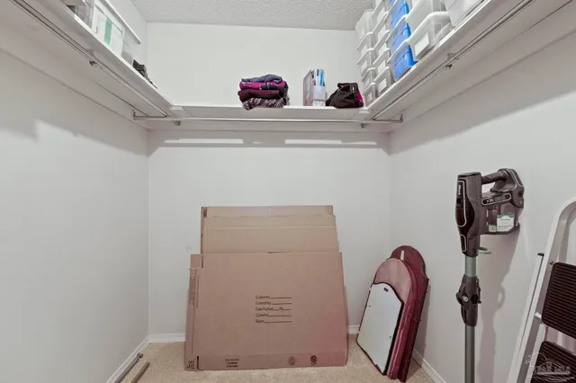 a view of a closet