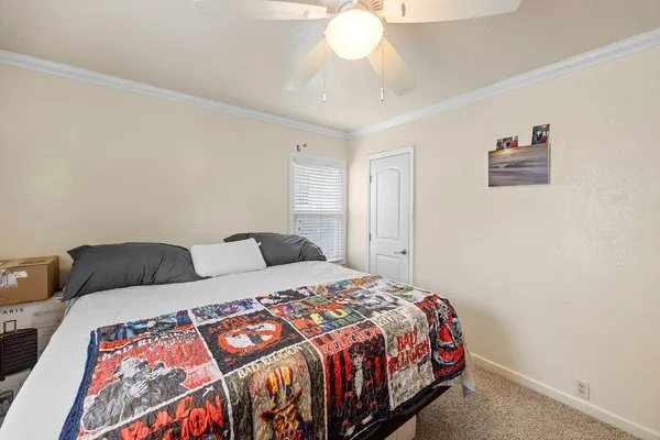 a view of car parked in front of house