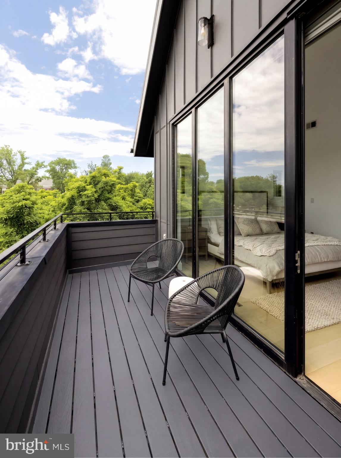 1522 Foxhall Road Northwest Washington, DC 20007 - Photo 22 of 47 Private primary balcony overlooking parkland
