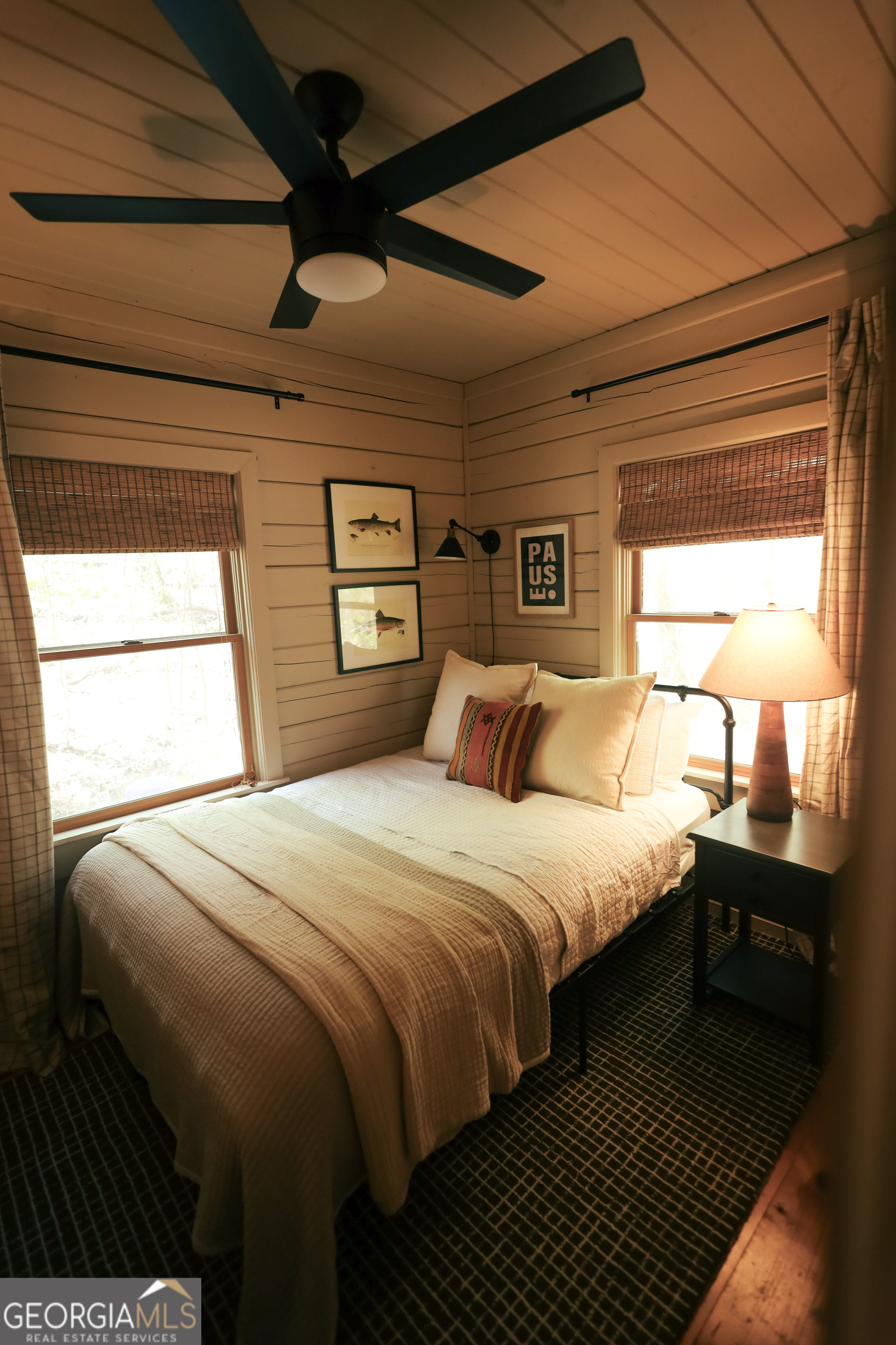 7 Ascherman Court Blue Ridge, GA 30513 - Photo 22 of 41 a bedroom with bed and window