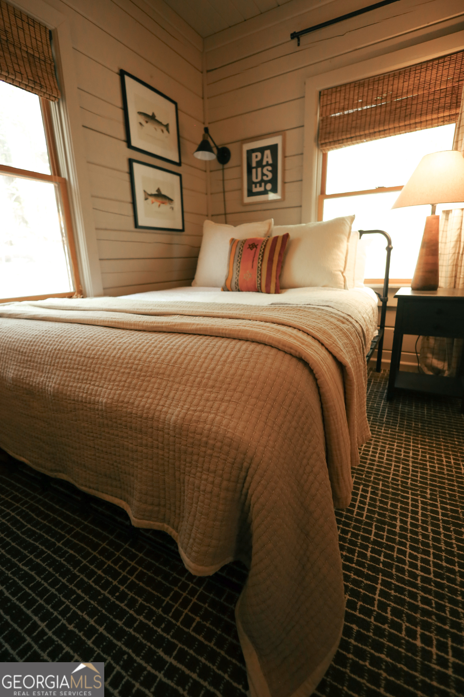 7 Ascherman Court Blue Ridge, GA 30513 - Photo 27 of 41 a bedroom with a bed and a window