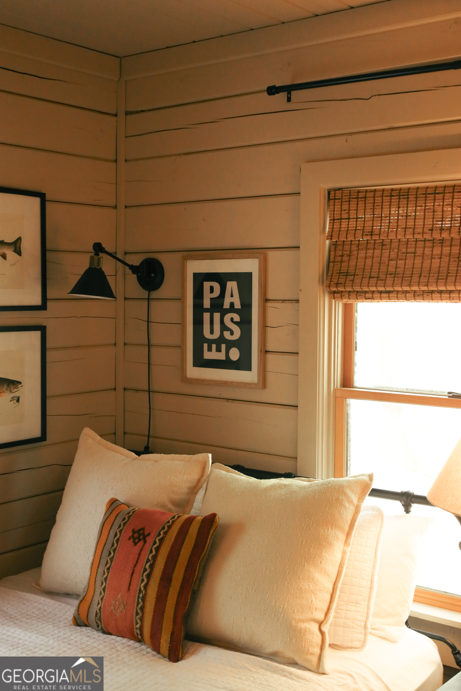 7 Ascherman Court Blue Ridge, GA 30513 - Photo 34 of 41 a bedroom with a bed and the window