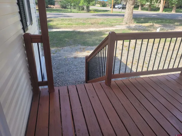 a view of an entryway with staircase