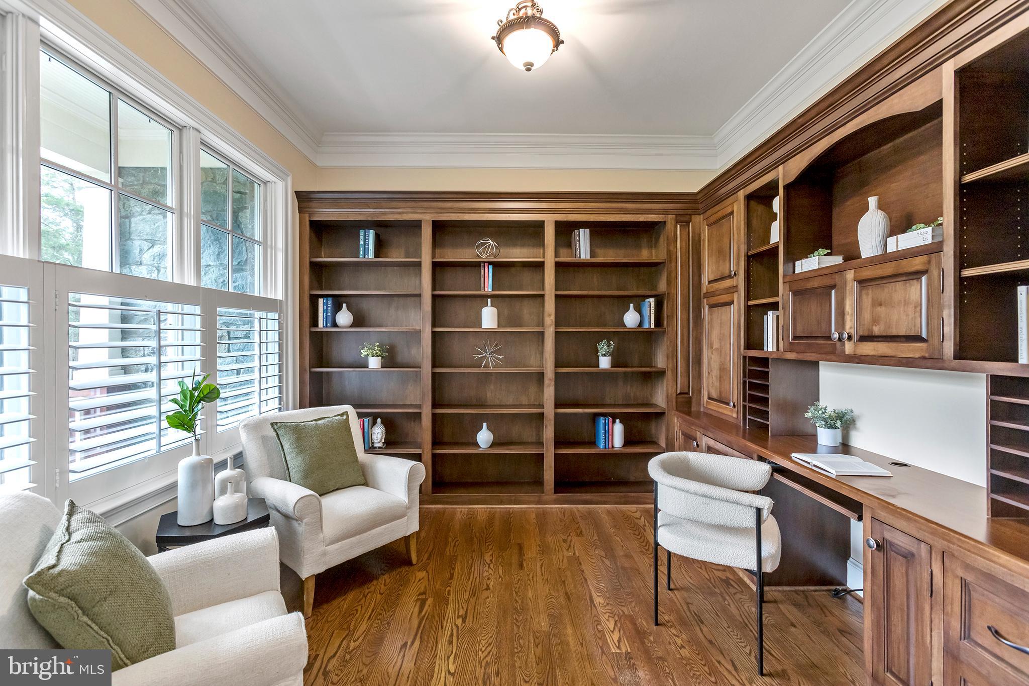 9215 Bells Mill Road Potomac, MD 20854 - Photo 4 of 35 Enjoy some quiet time in the Library