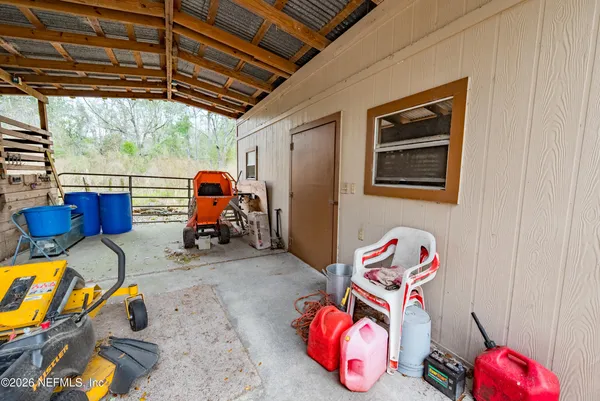 a view of storage and utility room